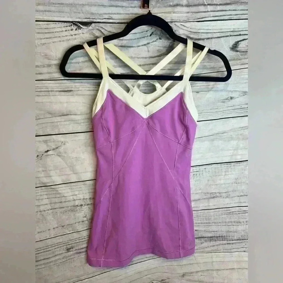 Alo criss-cross cool fit tank top - Picture 1 of 5